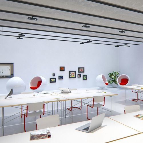 Светильник на рейке LED - SKIM - ERCO Leuchten - прямоугольный / из полимера / из алюминия