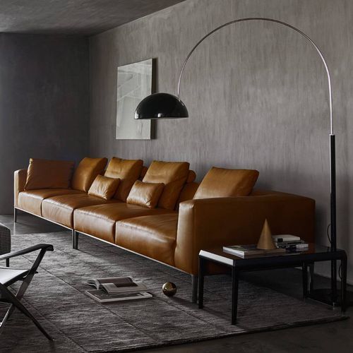 Модульный диван - Michel Effe - B&B Italia - современный / из ткани / из кожи