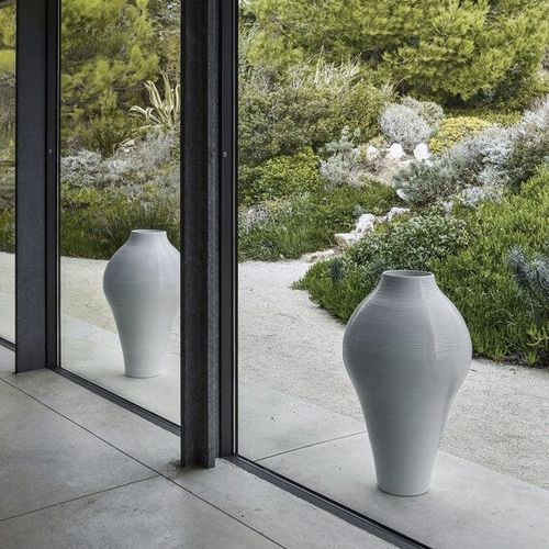 Современная ваза - WHITE - B&B Italia - из керамики / напольная / Marcel Wanders