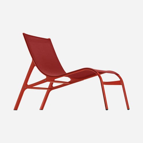 Современный садовый шезлонг - ARMFRAME / 418_O - ALIAS - из сетки / из алюминия / 100% перерабатываемый