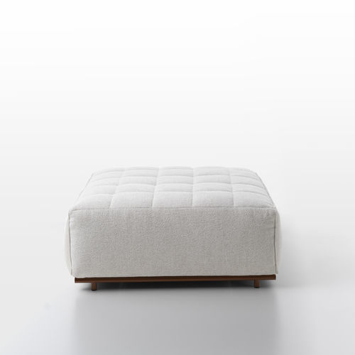 Современный пуф - MADDY - ALIAS - из кожи / из ткани / квадратный