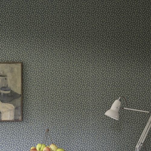 Современный обои - RENAISSANCE LEAVES series - Farrow & Ball - с рисунком / зеленый / коричневый