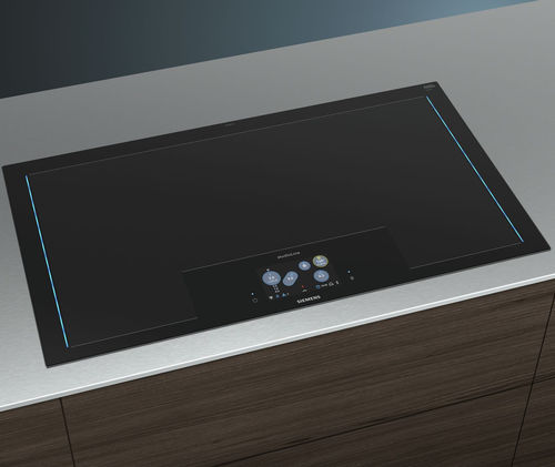Индукционная варочная панель - EZ977KZY1E - Siemens Home Appliances - стеклокерамическая / 6 конфорок / встраиваемая