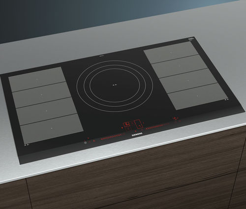 Индукционная варочная панель - EX975LVV1E - Siemens Home Appliances - 5 конфорок / встраиваемая / с сенсорным управлением