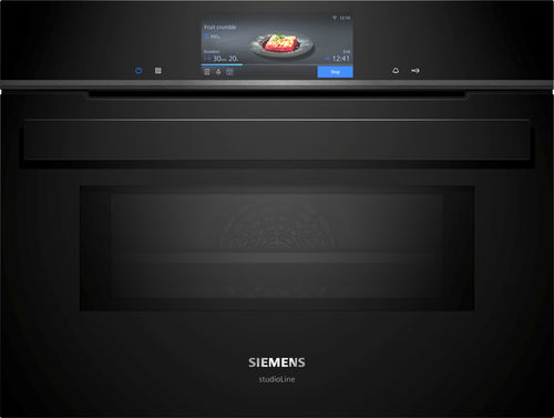 Электрическая духовка - CM978GNB1B - Siemens Home Appliances - компактная / микроволновая / горячим воздухом