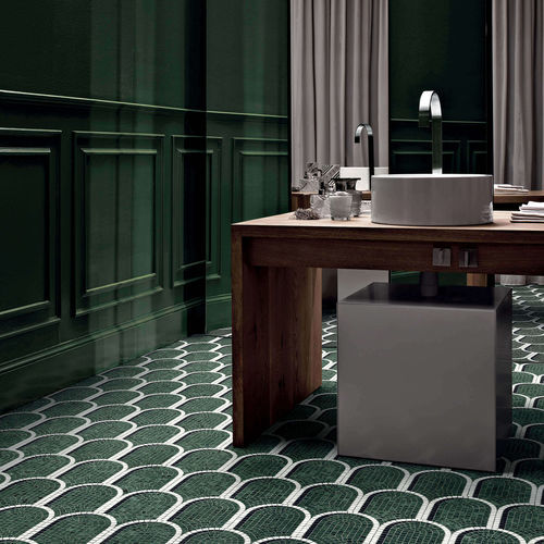 Плитка из мрамора - TRIENNALE VERDE - BISAZZA - матовая / для интерьера / для ванной комнаты