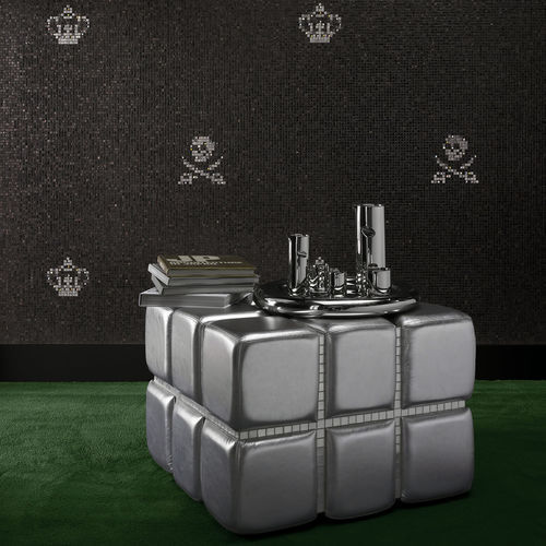 Мозаика из стекла - SKULLS & CROWNS - BISAZZA - глянцевая / для интерьера / для гостиной