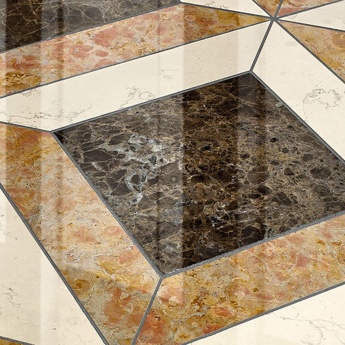 Плитка из мрамора - MONTALCINO NOCE LUX - BISAZZA - полированная / 3D / отражающая