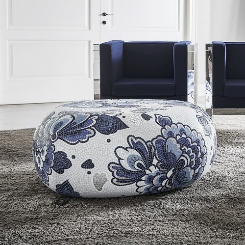 Современный журнальный столик - LOTTE - BISAZZA - из бетона / с основанием из бетона / изогнутый