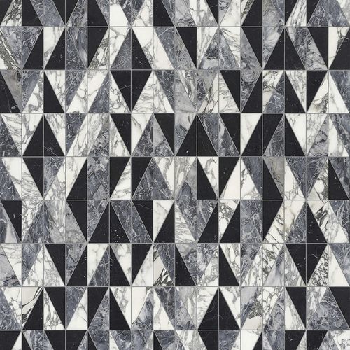 Плитка из мрамора - MODULO 2 CHIAROSCURO - BISAZZA - матовая / для интерьера / для гостиной