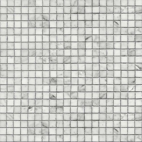 Мозаика из мрамора - BIANCO CARRARA - BISAZZA - глянцевая / для интерьера / для гостиной
