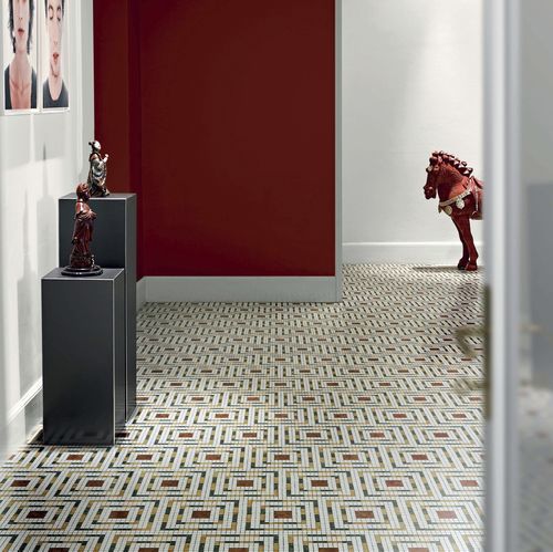 Мозаика из мрамора - ELTHAM RED - BISAZZA - глянцевая / для интерьера / для гостиной