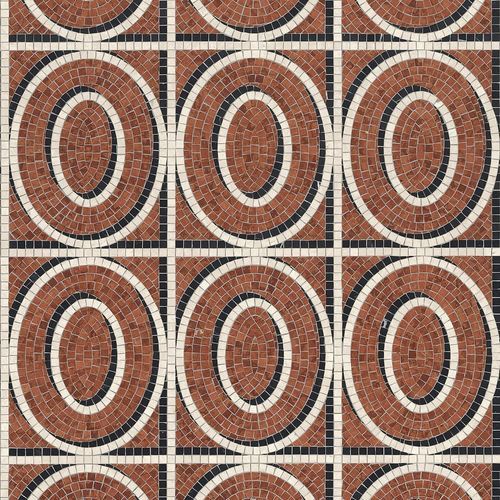 Мозаика из мрамора - MONTENAPOLEONE ROSSO - BISAZZA - глянцевая / матовая / для интерьера