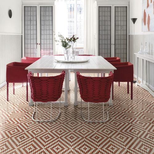 Мозаика из мрамора - CERTOSA ROSSO - BISAZZA - глянцевая / для интерьера / для гостиной