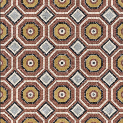 Мозаика из мрамора - VERRI ROSSO - BISAZZA - глянцевая / для интерьера / для гостиной