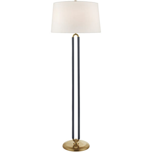 Напольная лампа - CODY  - Ralph Lauren Home - из латуни / из никеля / из кожи