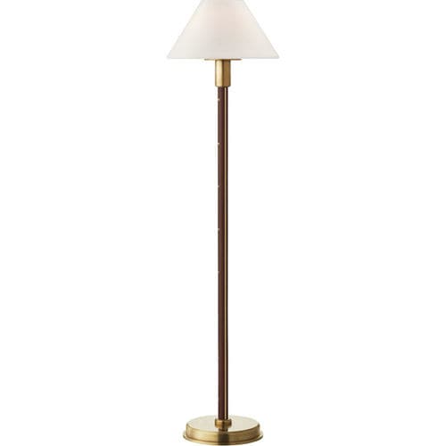 Напольная лампа - RADFORD - Ralph Lauren Home - из латуни / из никеля / из дуба