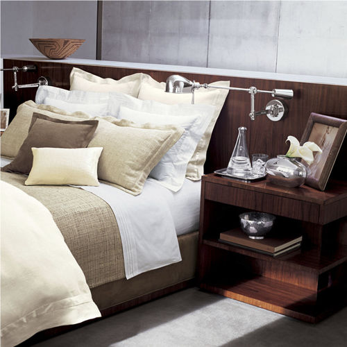 Современный ночной столик - MODERN HOLLYWOOD - Ralph Lauren Home - из орехового дерева / из фанерованной древесины / из ольхи