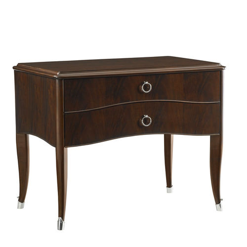 Классический ночной столик - BLAKELY - Ralph Lauren Home - из красного дерева / с основанием из красного дерева / прямоугольный