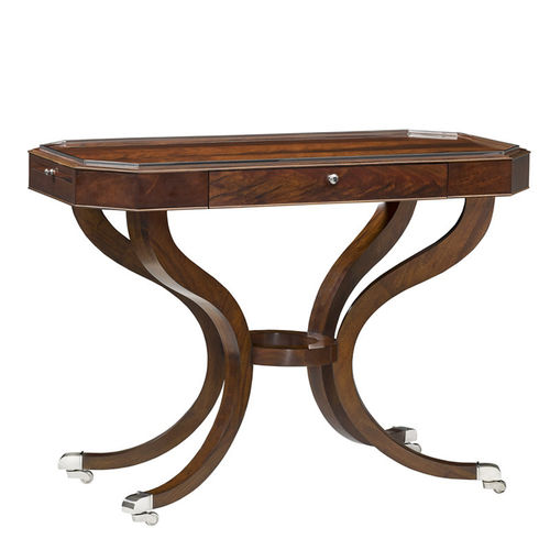 Служебная тележка - ALLEYN - Ralph Lauren Home - из красного дерева / из стекла