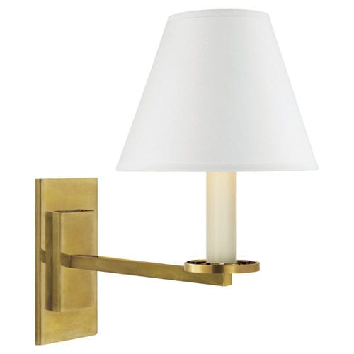 Современный настенный светильник - RAILROAD SCONCE - Ralph Lauren Home - для интерьера / из латуни / из бронзы