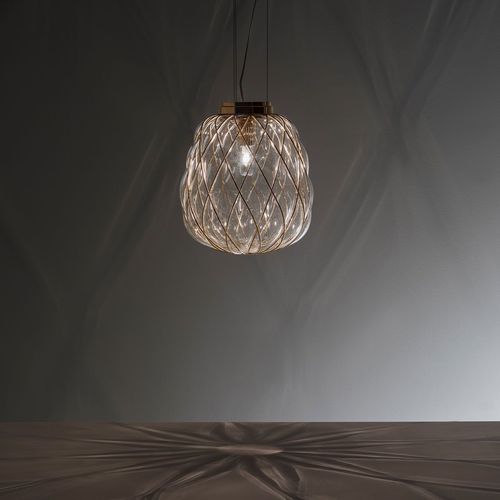Подвесная лампа - PINECONE MEDIUM - FontanaArte - из металла / из дутого стекла / современная