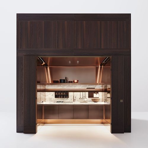 Дверь для интерьера - MODUS SYSTEM - Arclinea - из дуба / складная / современная