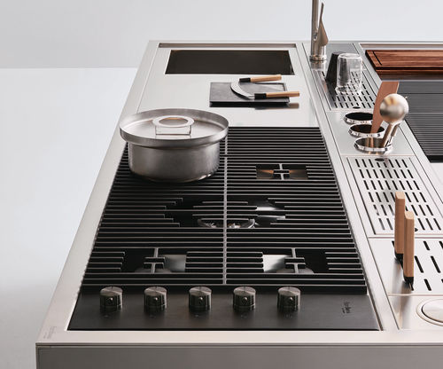 Газовая варочная панель - SPECIALTY  - Arclinea - 5 конфорок / встраиваемая / с поворотными регуляторами