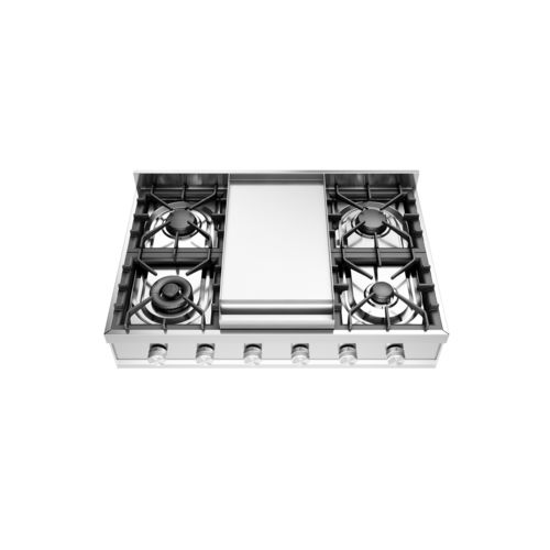 Газовая варочная панель - HCP90FD - ILVE - электрическая / для профессионального использования / 4 конфорки