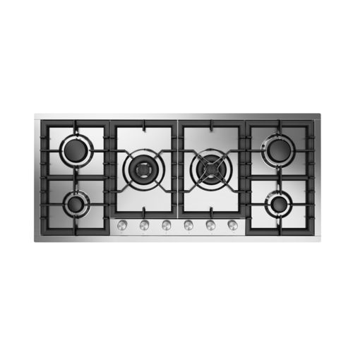 Газовая варочная панель - HCPT125DD - ILVE - 6 конфорок / с поворотными регуляторами / с фронтальной панелью управления