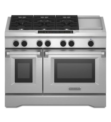 Газовая кухонная плита - KDRS483VSS - KitchenAid