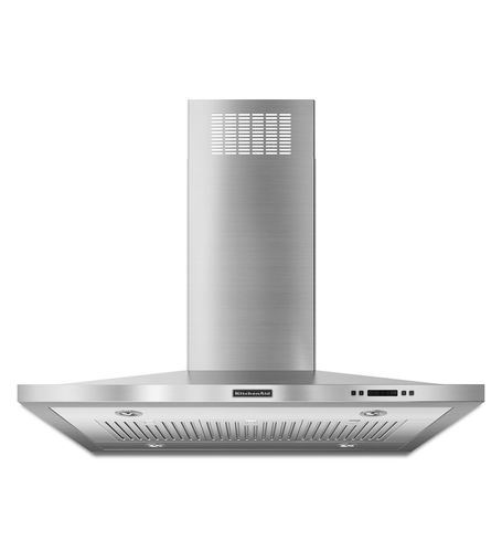 Островная вытяжка - KXI4342YSS - KitchenAid - со встроенным освещением