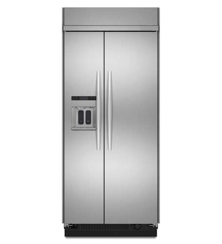 Американский холодильник - KSSC36QTS - KitchenAid - для бытового использования / отдельно стоящий / из нержавеющей стали