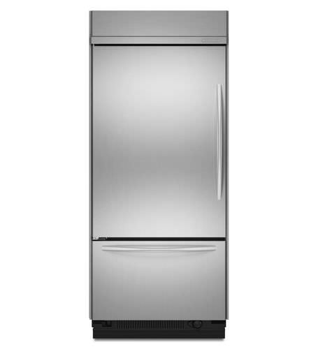 Вертикальный холодильник с морозильной камерой - KBLC36FTS - KitchenAid - для бытового использования / встраиваемый / с нижней морозильной камерой