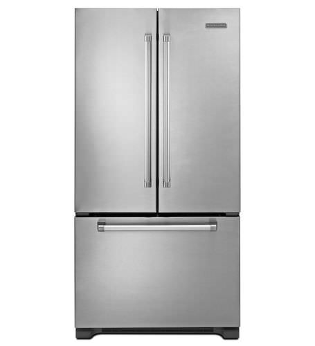 Американский холодильник с морозильной камерой - KFCP22EXMP - KitchenAid - для бытового использования / отдельно стоящий / с нижней морозильной камерой