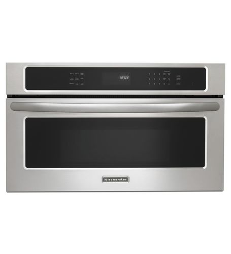 Электрическая духовка - KBHS109BSS - KitchenAid - микроволновая / с конвекцией / встраиваемая