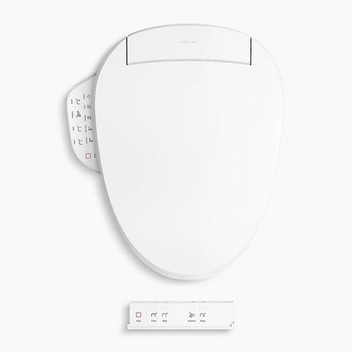 Электронная накладка для туалета - PUREWASH® E725 - Kohler - из пластика / белая / бежевая