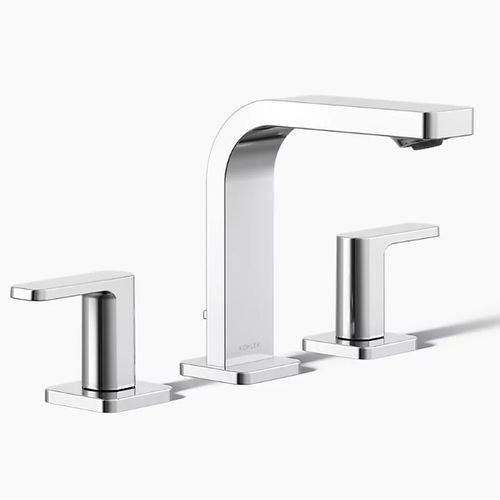 Однорычажный смеситель для умывальника - PARALLEL® - Kohler - настольный / из металла / из латуни