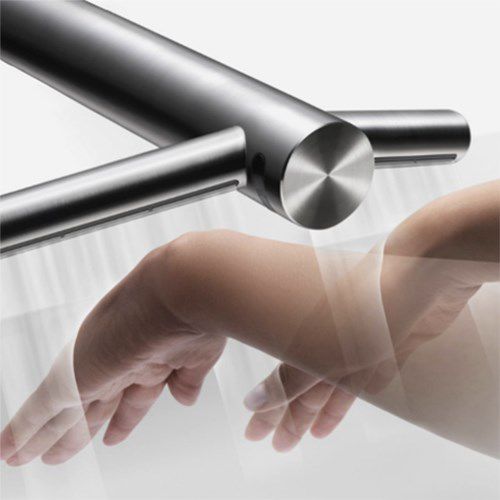 Двухрычажный смеситель для раковины - DYSON® AIRBLADE™ : WD04 - Neo-Metro - настольный / из нержавеющей стали / для ванной комнаты