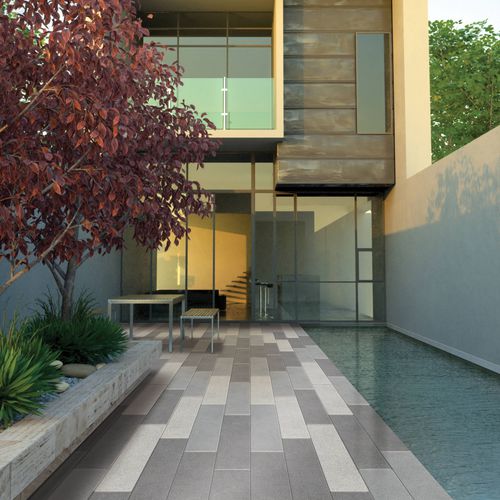 Уличная плитка из бетона - STONEMASTER - BRADSTONE - из восстановленного камня / для наружного применения / для интерьера