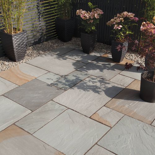 Уличная плитка из песчаника - BLENDED NATURAL - BRADSTONE - для наружного применения / для террасы