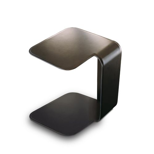 Современный вспомогательный столик - 9500 - 028 - Vibieffe - из кожи / прямоугольный / для бытового использования