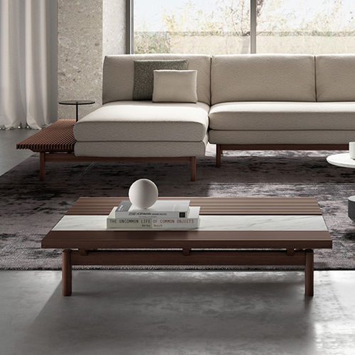 Современный вспомогательный столик - 150_FEEL TAVOLINO - Vibieffe - из дуба / с основанием из дуба / прямоугольный