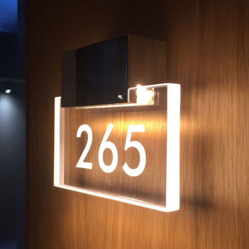 Настенный светильник уникальный дизайн - DOVE : 1M0148C - MLE HOTEL LIGHTING - для наружного применения / из литого алюминия / из метакрилата