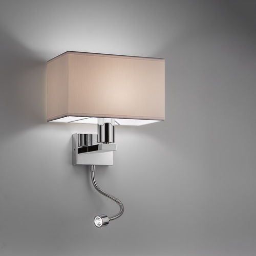 Современный настенный светильник - PENTA : 1M1083C ,  1M1206 C - MLE HOTEL LIGHTING - для интерьера / из алюминия / из стали