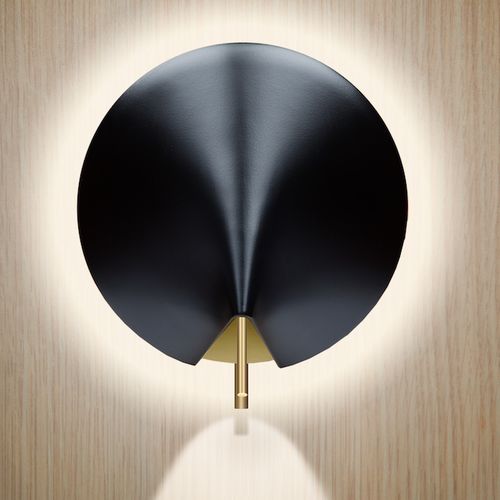 Современный настенный светильник - ABAC : 1M1159 B , 1M1161 B - MLE HOTEL LIGHTING - для интерьера / из металла / круглый