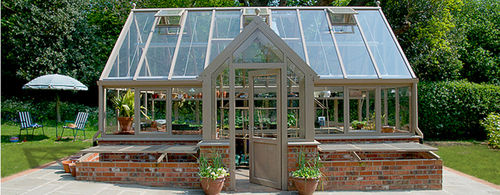 Теплица алюминиевая конструкция - OPUS GLASSHOUSE EXAMPLE 3 - HARTLEY BOTANIC