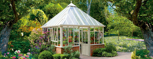 Теплица алюминиевая конструкция - THE GRANGE - HARTLEY BOTANIC