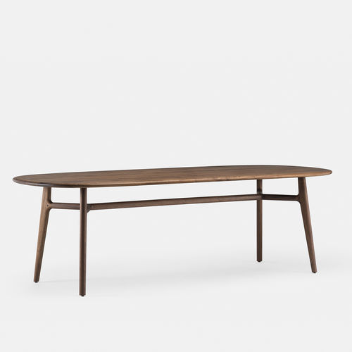 Современный обеденный стол - Solo Oblong Table - DE LA ESPADA - из дуба / из орехового дерева / из цельной древесины