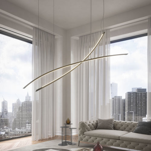 Подвесная лампа - KATANA  - Cattelan Italia - из лакированной стали / современная / проводная